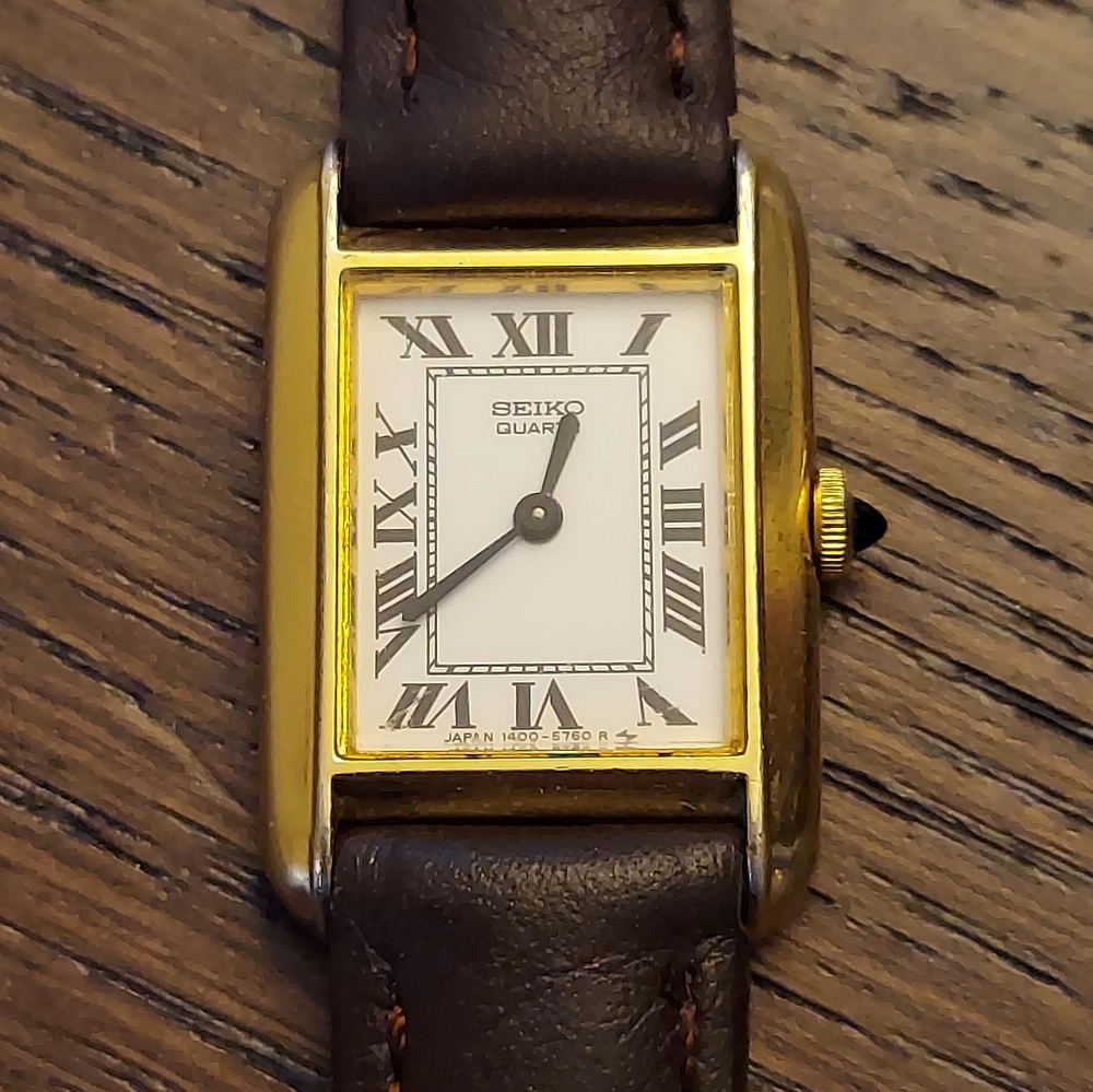 Seiko Lady's Tank Watch (1400-8069)